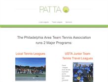 Tablet Screenshot of phillyteamtennis.org